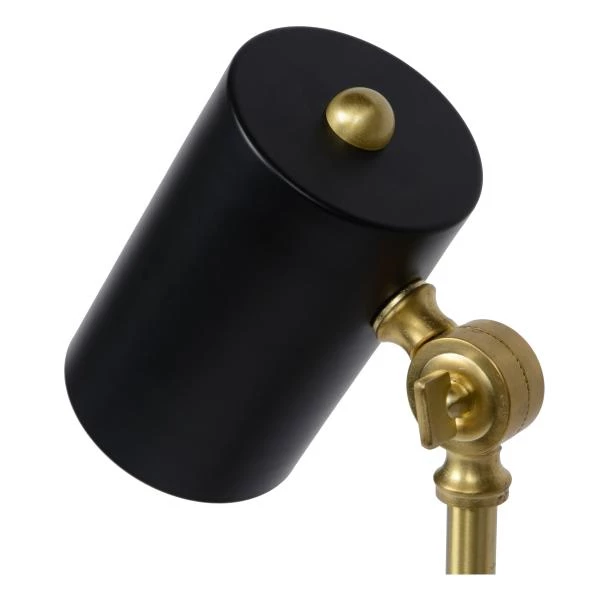 Lucide BRANDON - Bureaulamp - 1xE14 - Zwart - detail 2